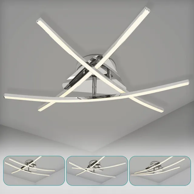 navaris-lighting-led-deckenleuchte-3-flammig-warmwei-57cm image 1