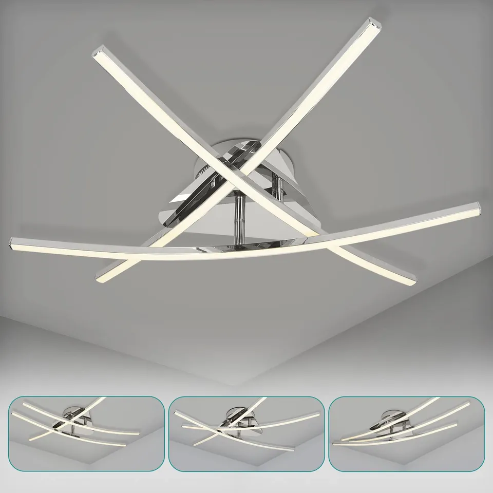 navaris-lighting-led-deckenleuchte-3-flammig-warmwei-57cm image 1