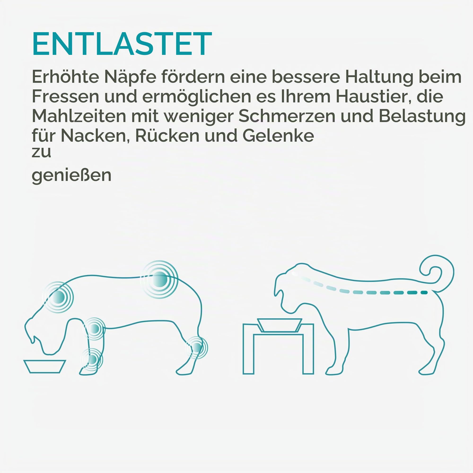 navaris-animals-fressnapf-keramik-2x-erh-ht-mit-st-nder-gold-schwarz image 6