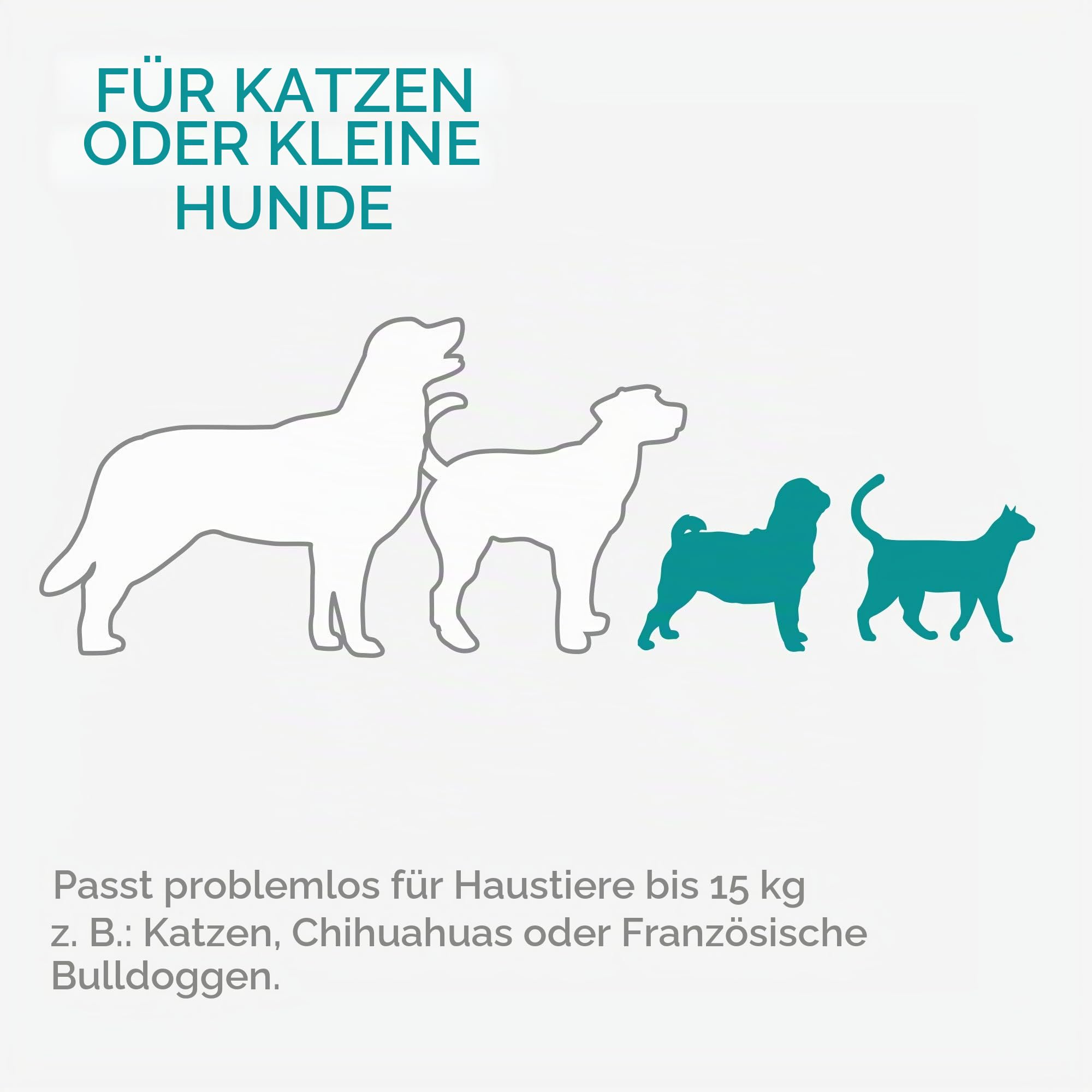 navaris-animals-hunderucksack-grau-15kg-faltbar-gepolstert image 6