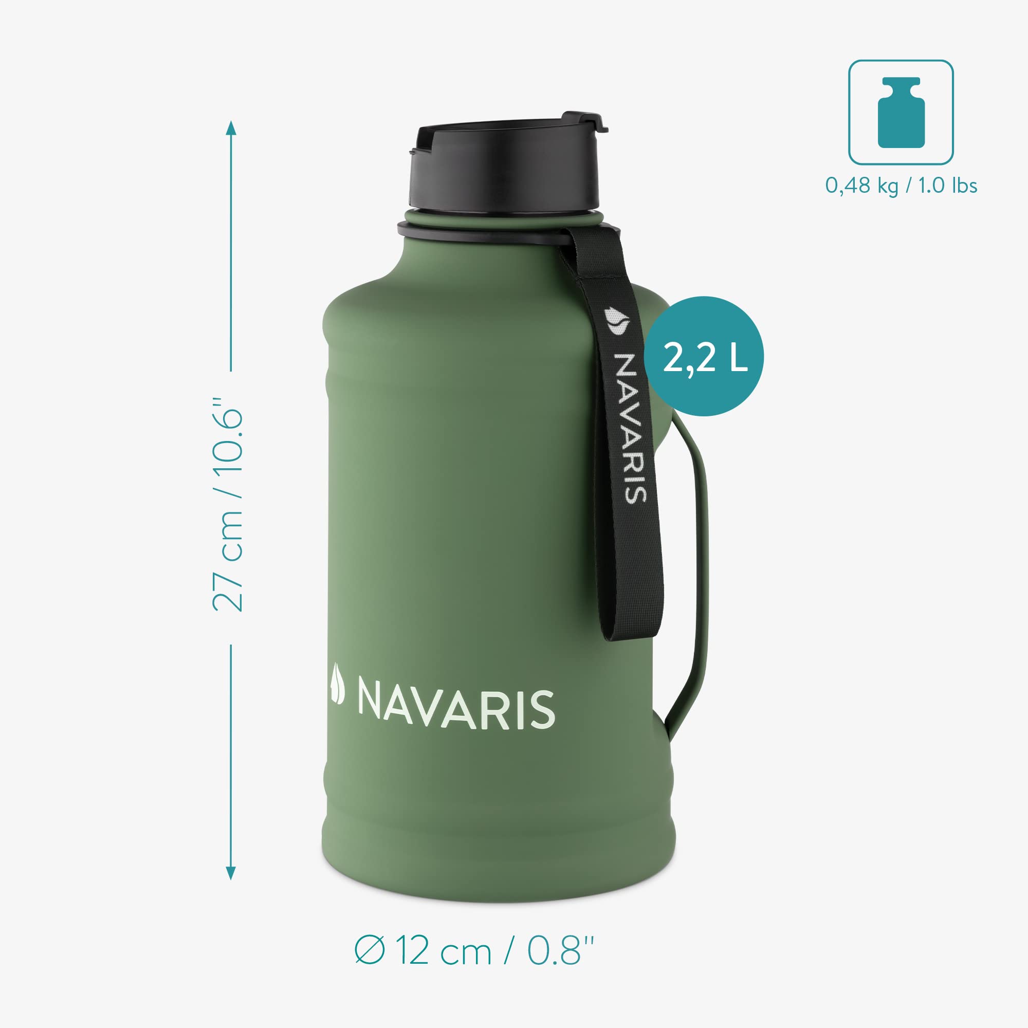 navaris-sport-wellness-2-2-liter-trinkflasche-edelstahl-mit-griff-3 image 5