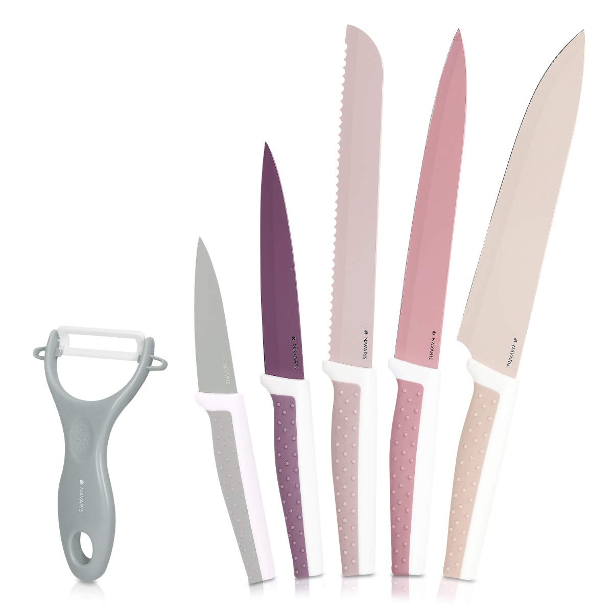 navaris-kitchen-messerset-6-tlg-edelstahl-bunt-mit-sch-ler image 7