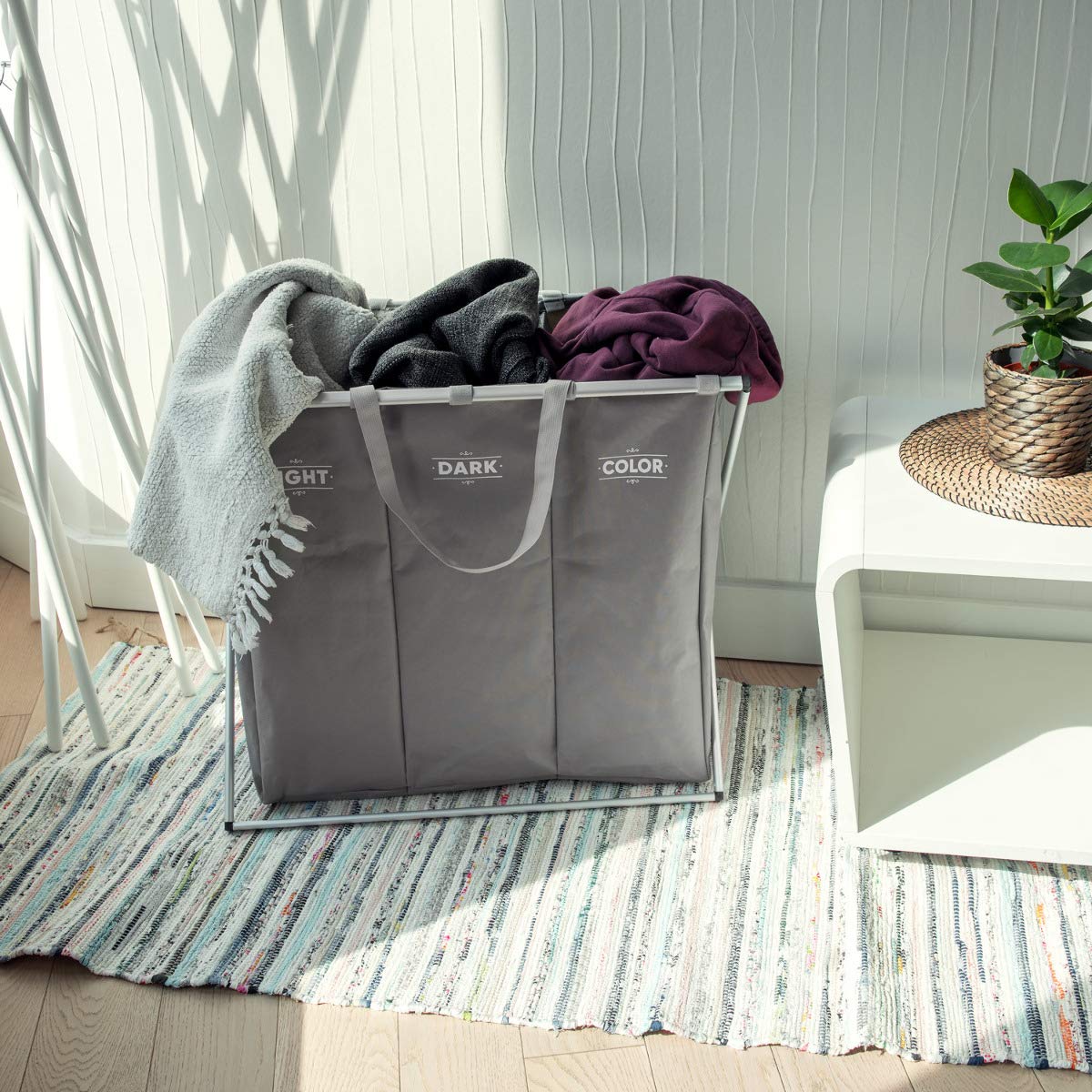 navaris-w-schekorb-3-f-cher-65x38x55cm-grau-3x43l image 2