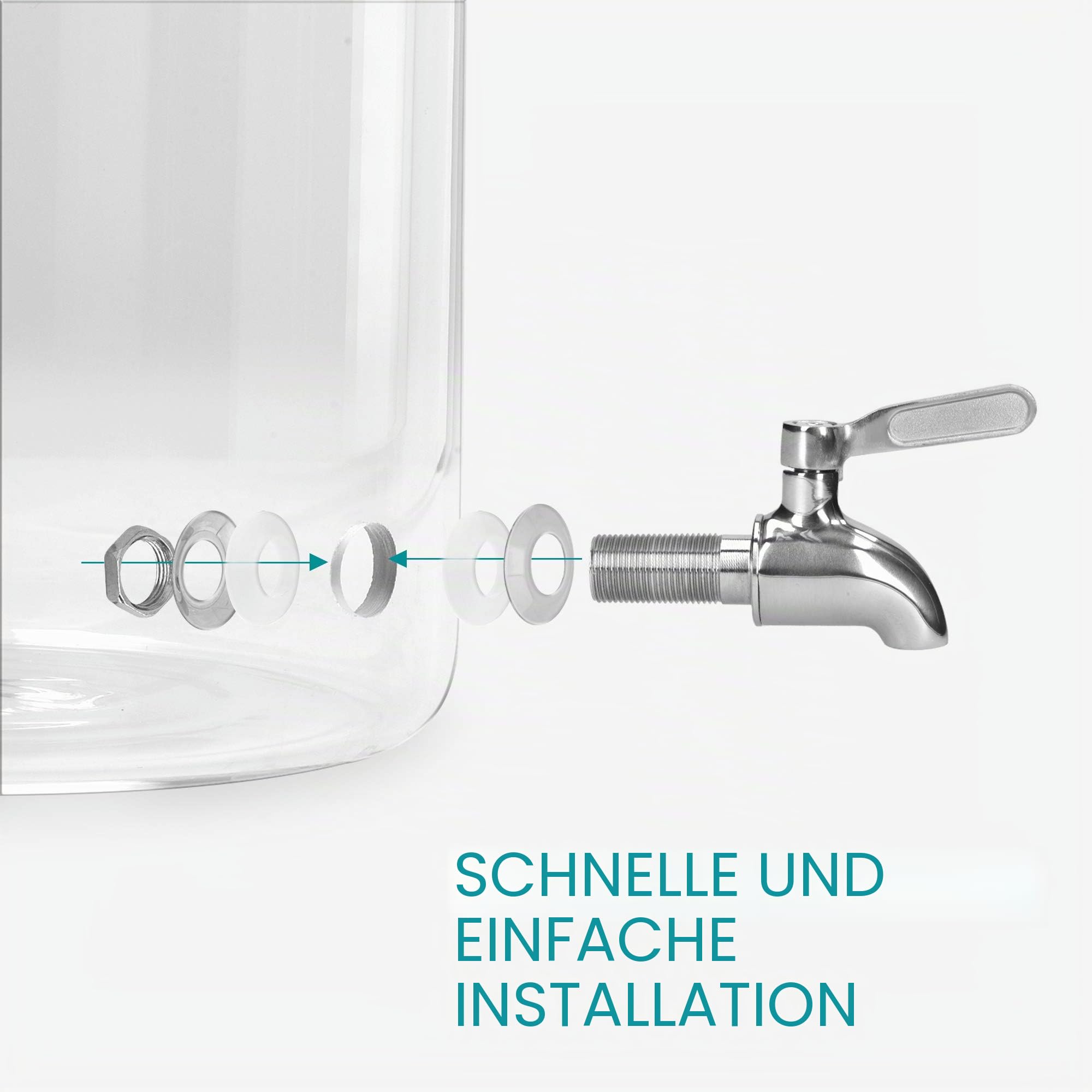 navaris-getr-nkespender-glas-5l-mit-edelstahl-zapfhahn image 4