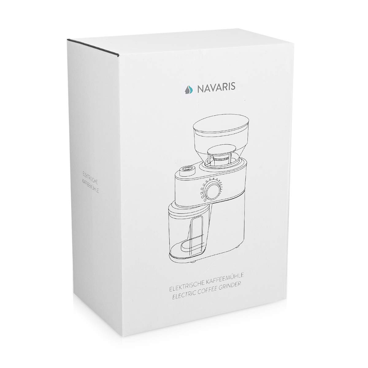 navaris-kitchen-elektrische-kaffeem-hle-scheibenmahlwerk-schwarz-250g image 7