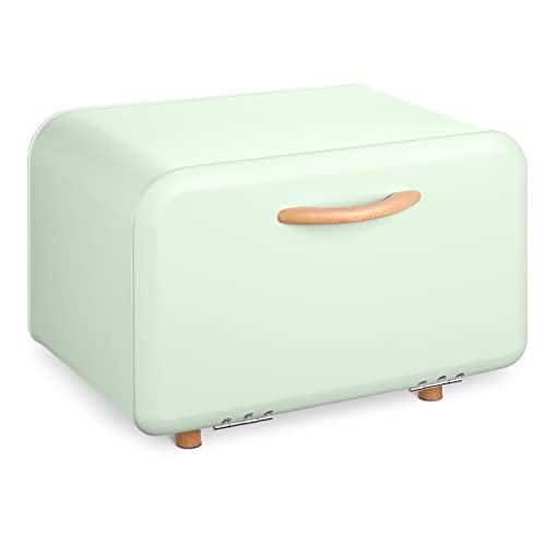 navaris-kitchen-brotkasten-metall-mintgr-n-front-ffnung-35cm image 8