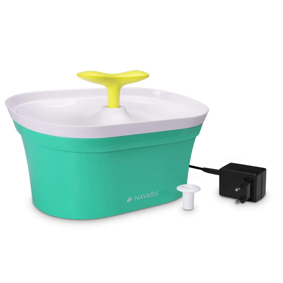 navaris-trinkbrunnen-katze-hund-2-8l-filter-petrol-leise image 1