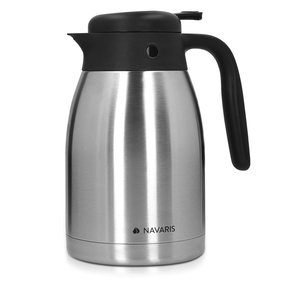 navaris-kitchen-isolierkanne-edelstahl-1-5l-warmhaltekanne image 1