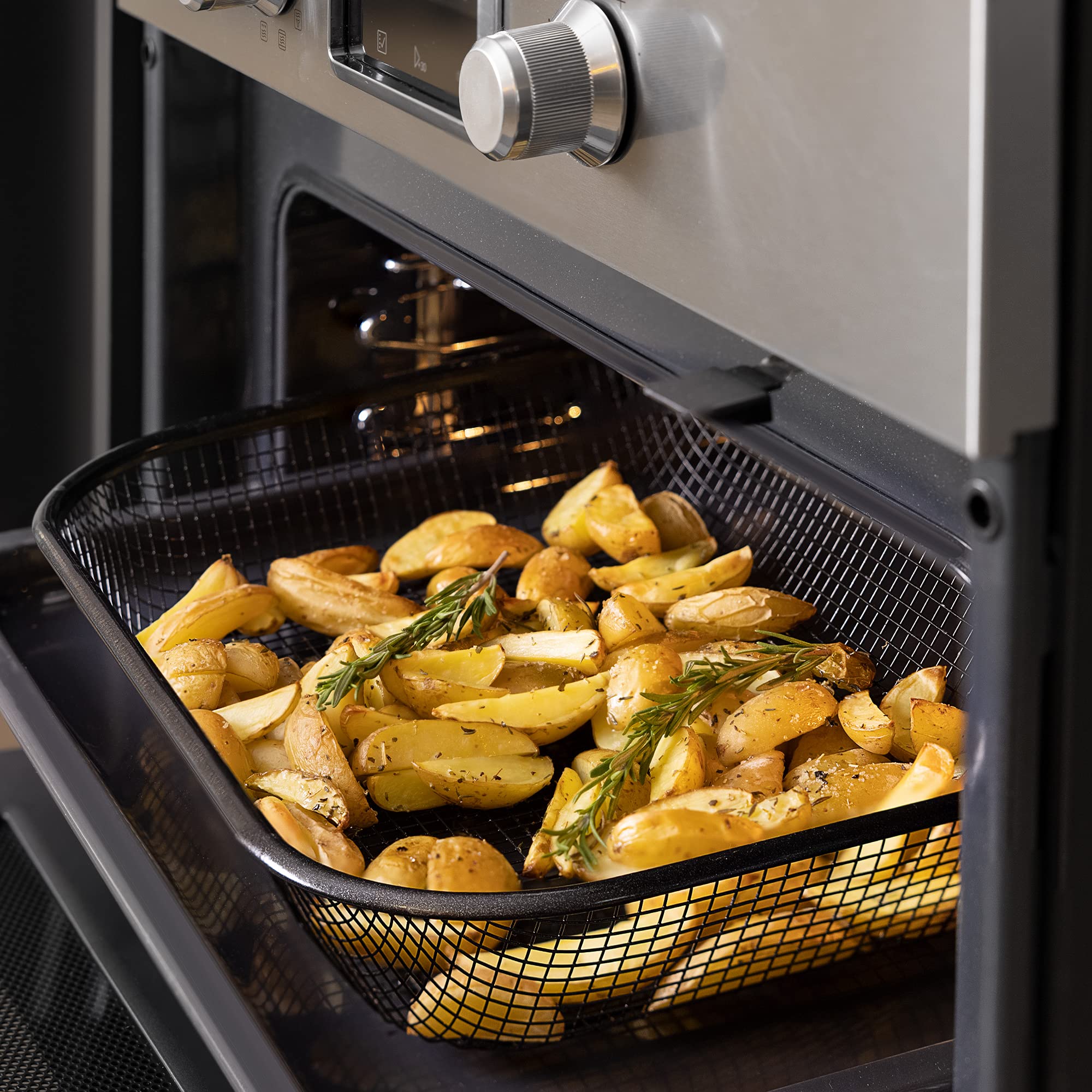 navaris-kitchen-grillkorb-backofen-37x27-5x7-cm-antihaft-edelstahl image 3