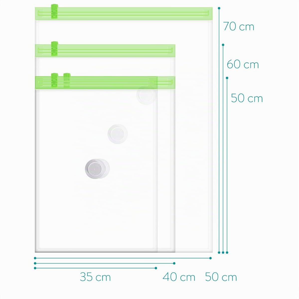 navaris-travel-vakuumbeutel-10er-set-ohne-pumpe-transparent image 3