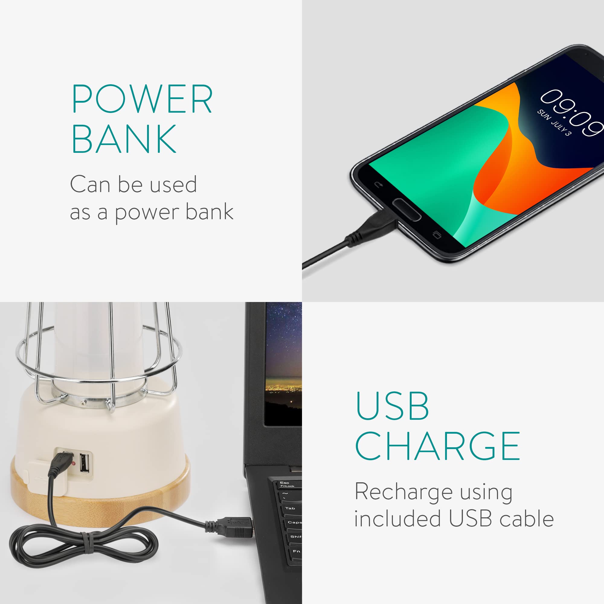 navaris-led-laterne-akku-dimmbar-powerbank-bambus-2 image 4