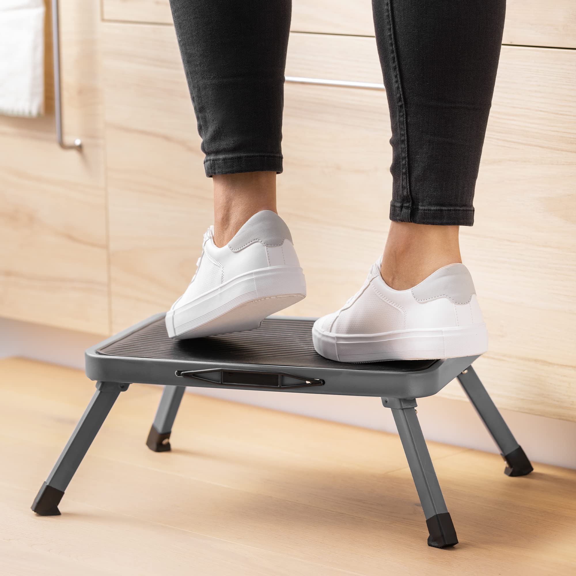 navaris-living-tritthocker-klappbar-stahl-150-kg image 2