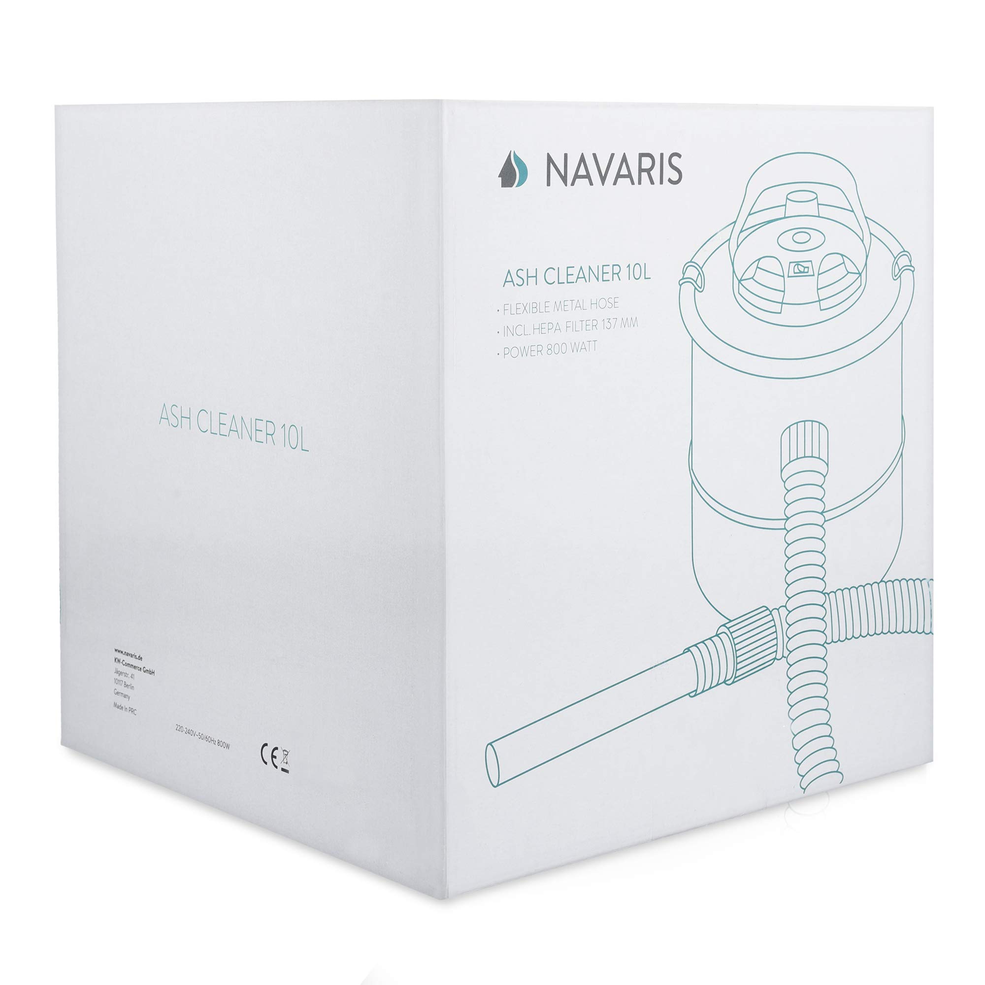 navaris-aschesauger-10l-800w-mit-hepa-filter image 6