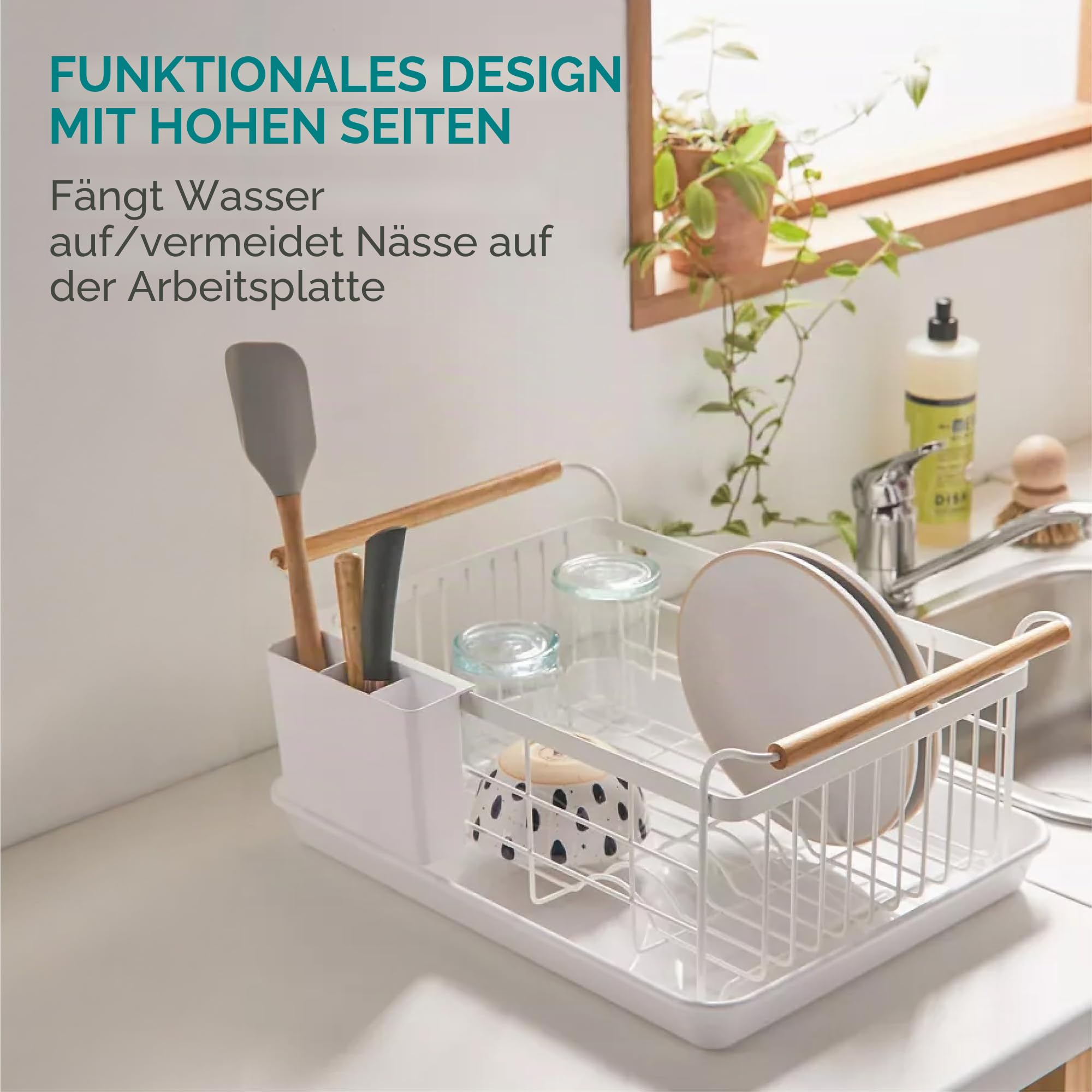 navaris-kitchen-abtropfgestell-wei-42-5x31-5-f-r-teller image 7