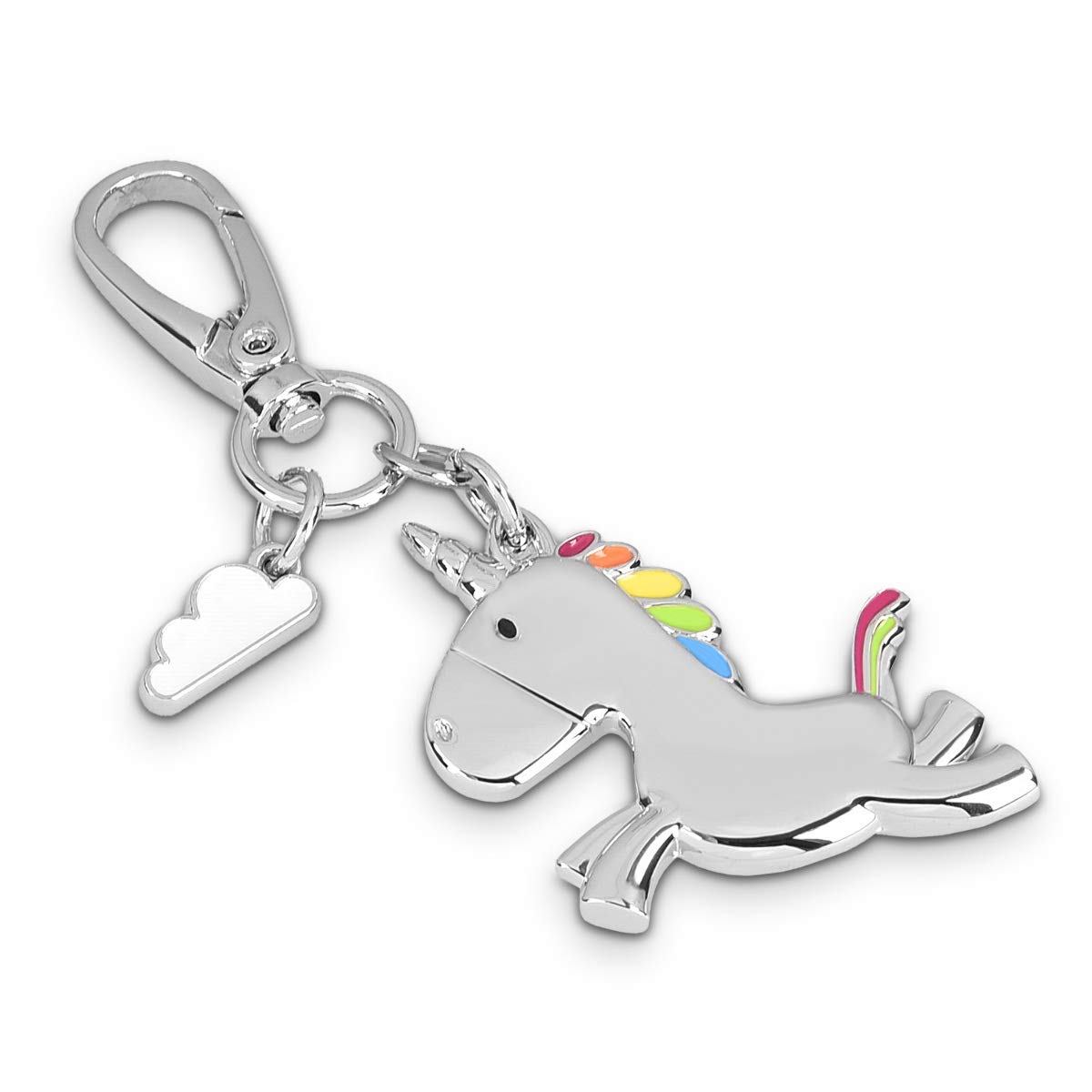 navaris-travel-einhorn-wolke-schl-sselanh-nger-metall-silber image 5