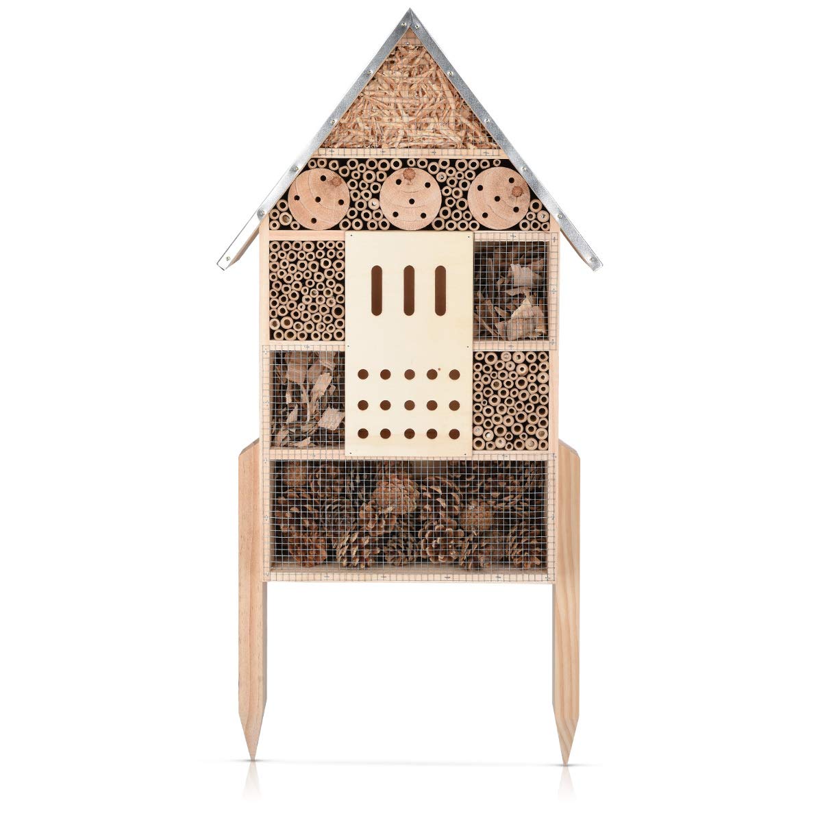 navaris-garden-insektenhotel-holz-gro-mit-standf-en-wetterfest image 7