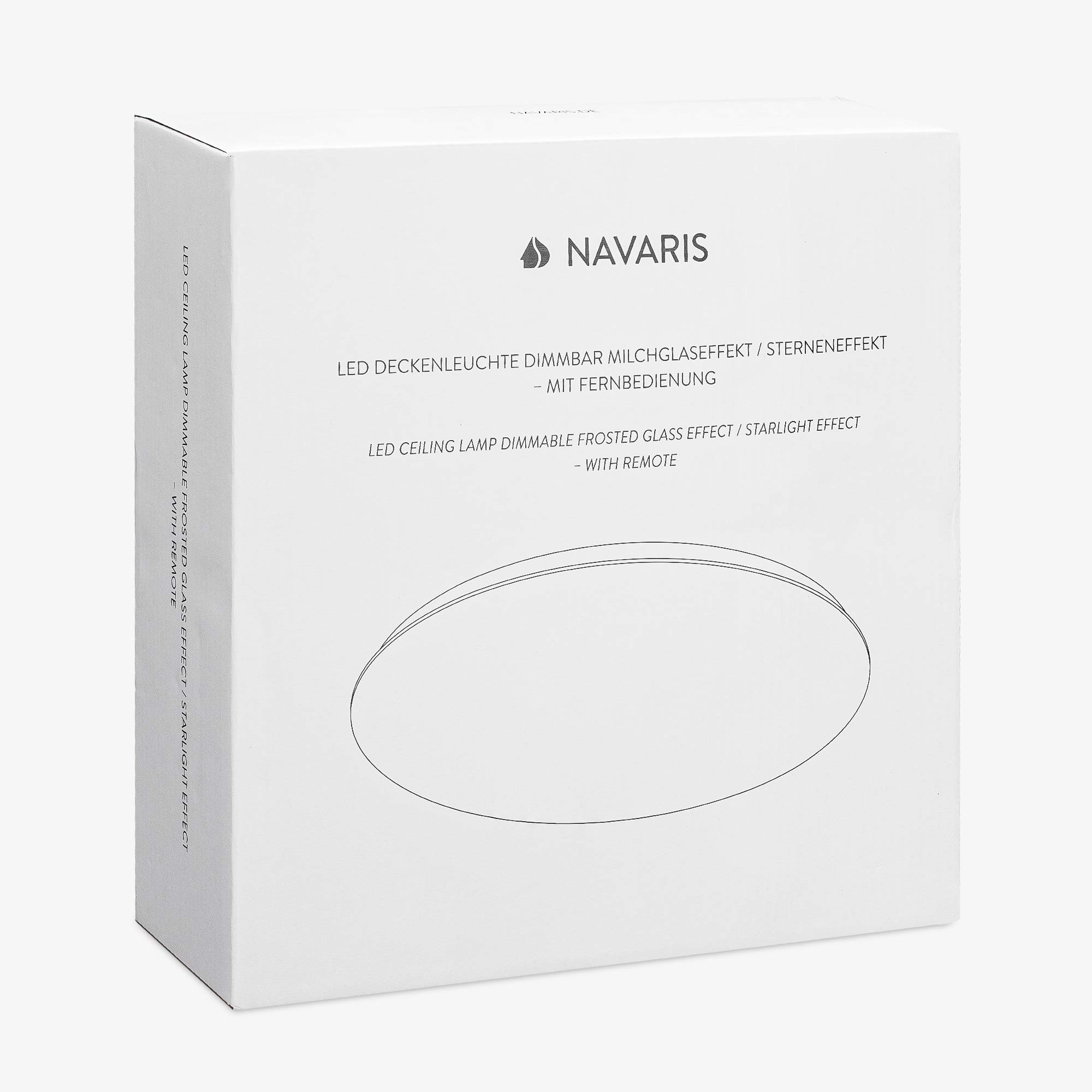 navaris-lighting-led-deckenleuchte-milchglas-12w-26-cm-dimmbar image 7