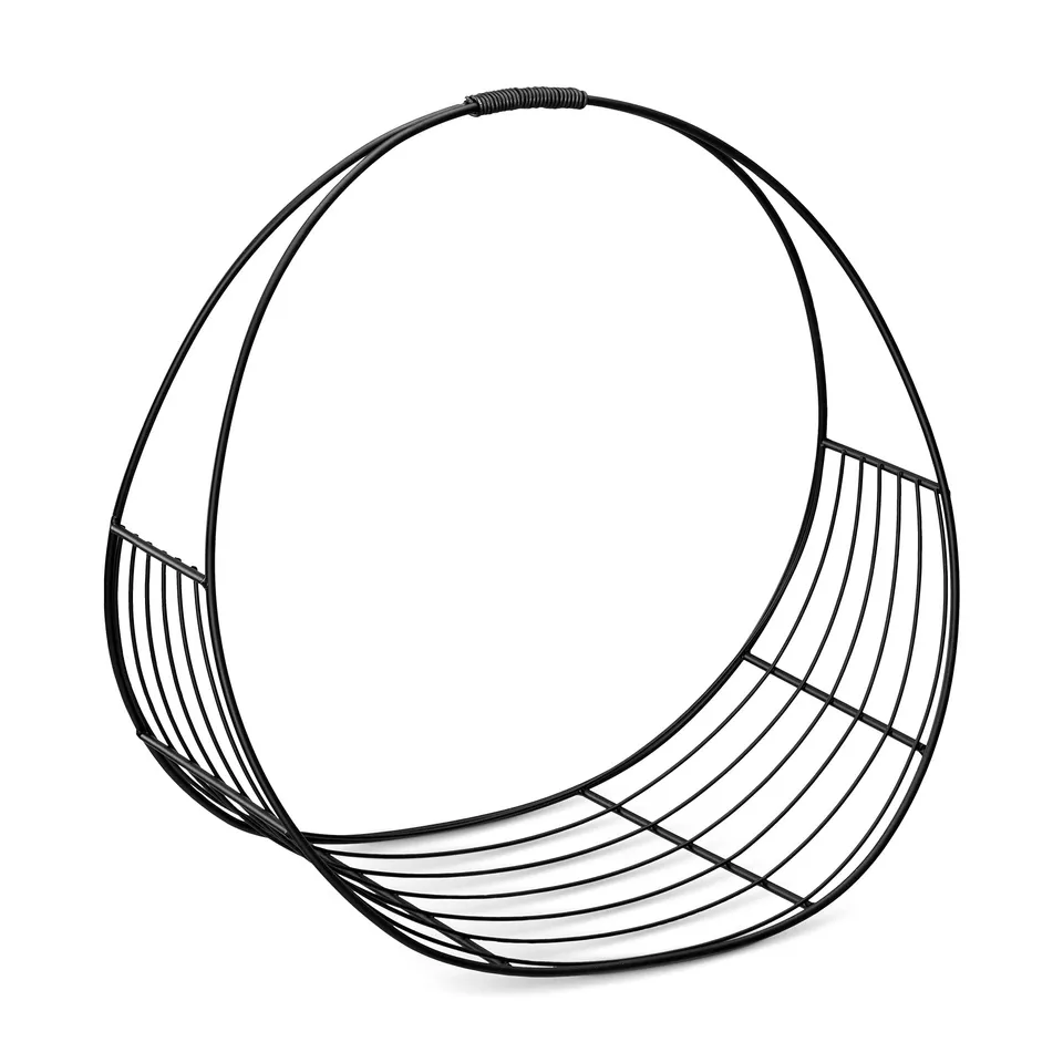 navaris-living-kaminholzkorb-metall-49x30-5x50-5-cm-schwarz image 1