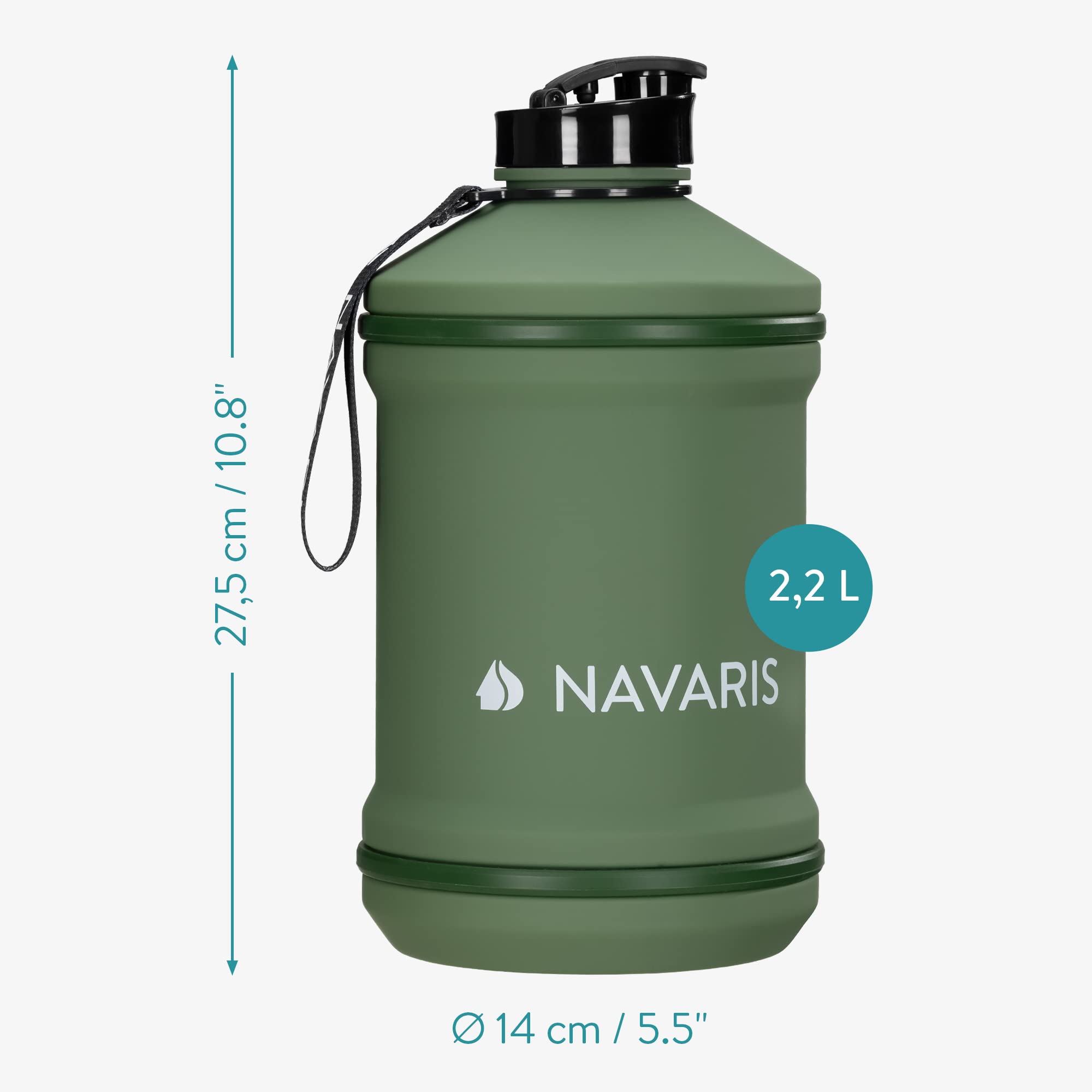 navaris-sport-trinkflasche-2-2l-bpa-frei-mit-halteband image 5