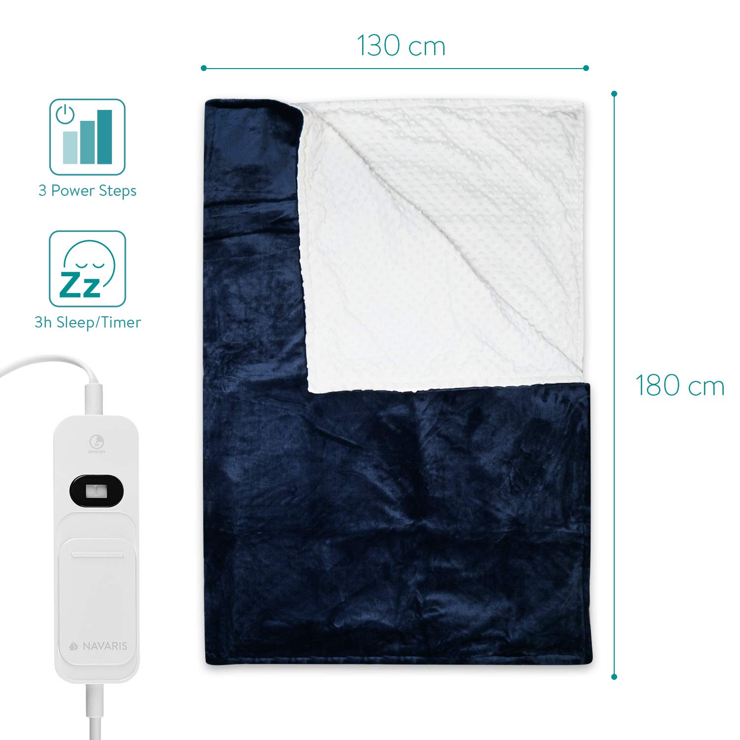 navaris-xxl-heizdecke-180x130-dunkelblau-abschaltautomatik-2 image 6
