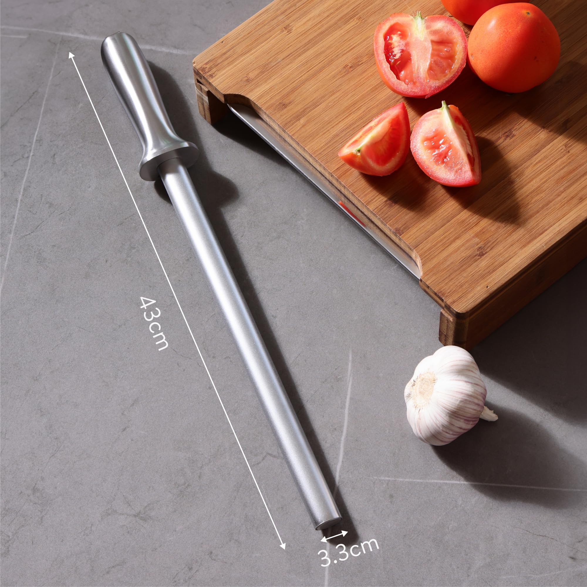 navaris-kitchen-wetzstahl-43-cm-diamant-messersch-rfer-silber image 4