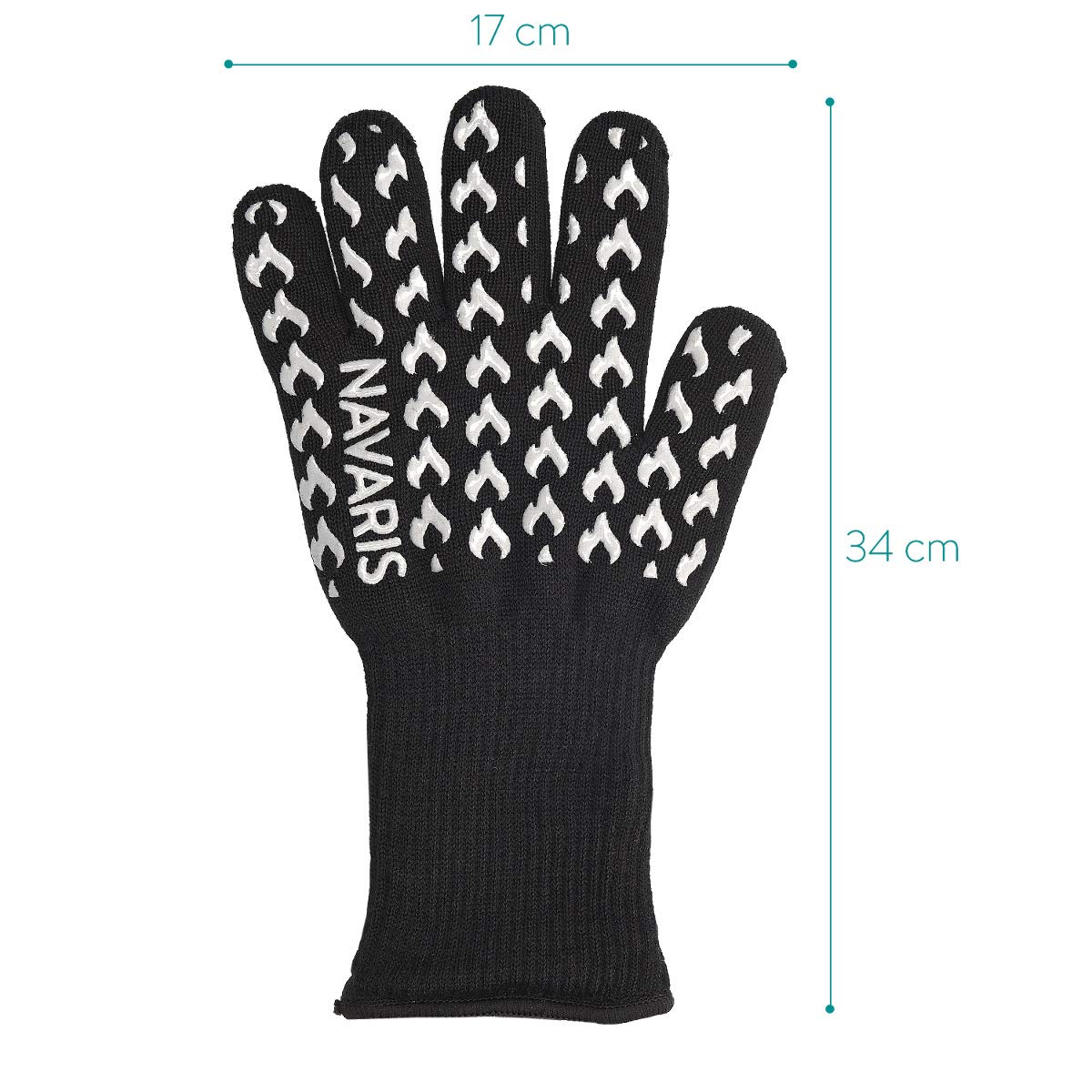 navaris-kitchen-grillhandschuhe-ofenhandschuhe-500-c-silikon image 3