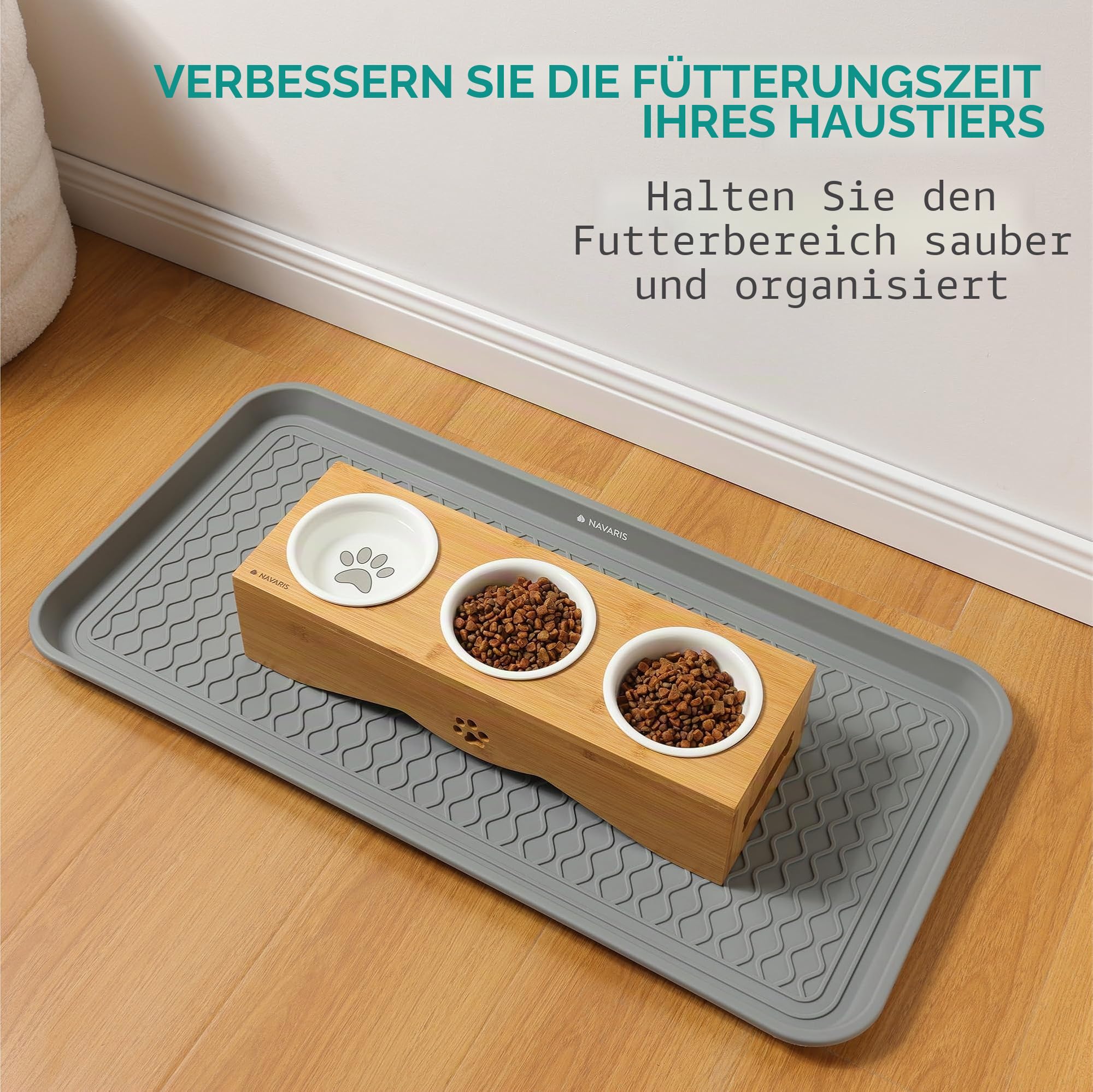 navaris-living-schuhabtropfschale-3er-set-grau-schuhmatte image 5