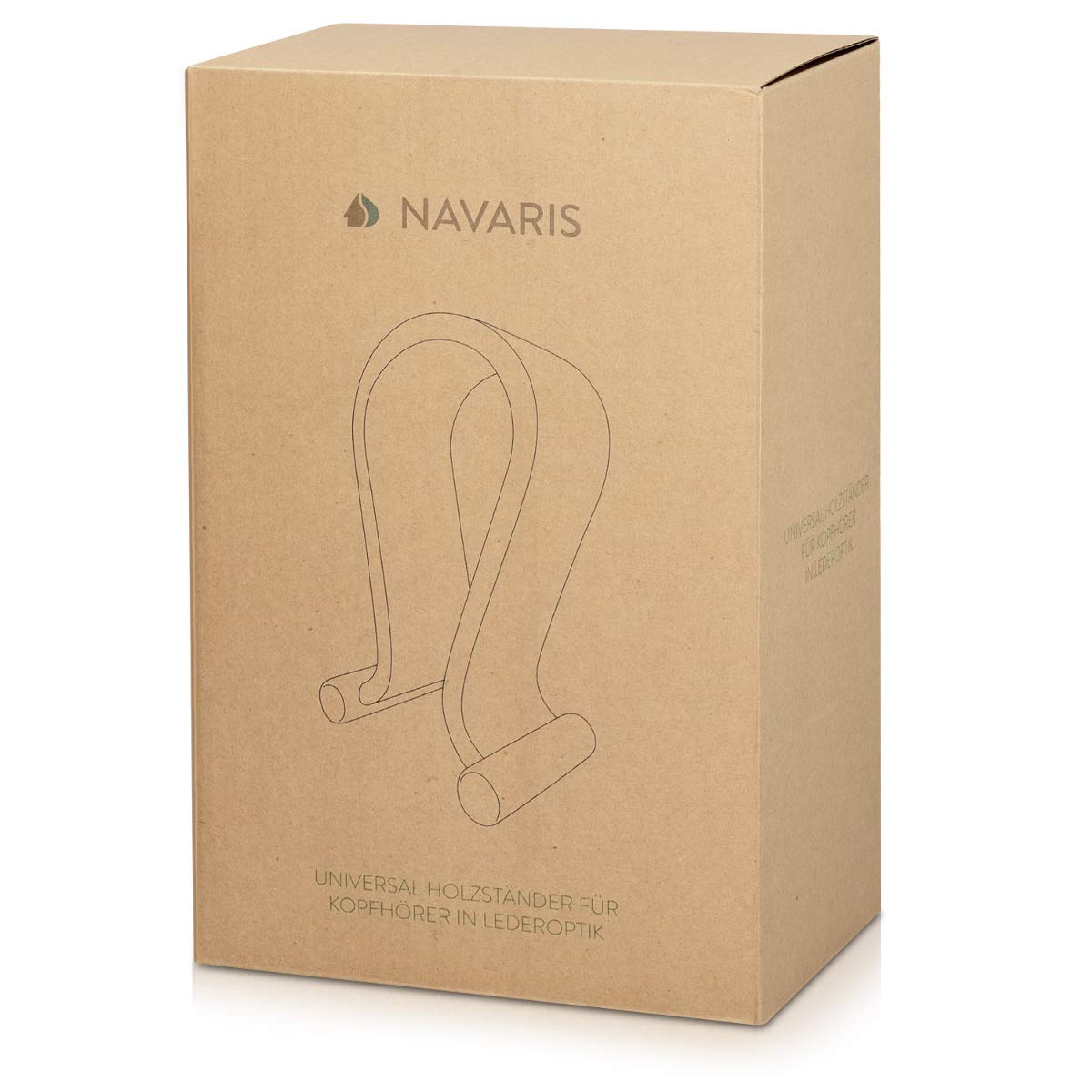 navaris-kopfh-rerst-nder-headset-halter-schwarz-kunstleder image 6
