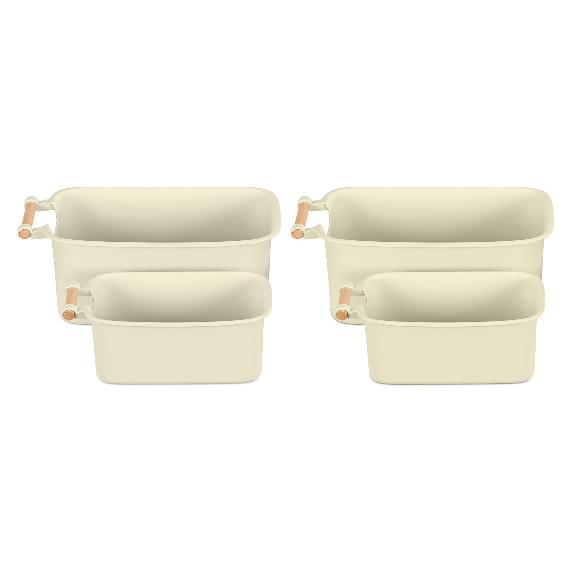 navaris-aufbewahrungsbox-4er-set-creme-holzgriff-2-gr-en image 6