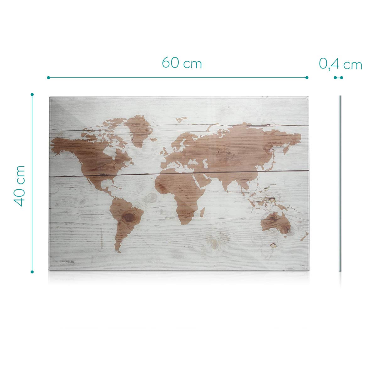 navaris-magnettafel-glas-60x40-weltkarte-memoboard image 6