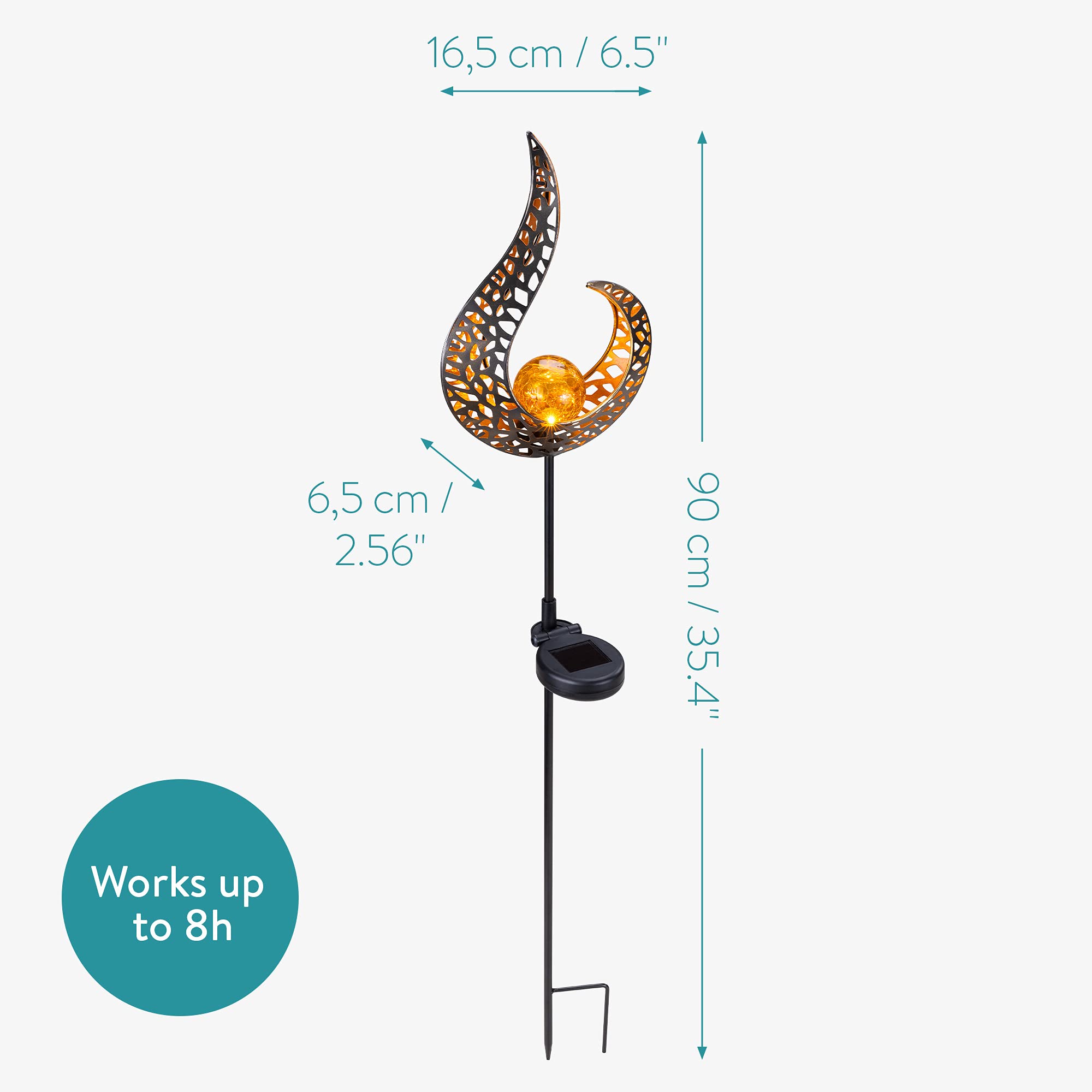 navaris-garden-led-solar-gartenfackel-2er-set-90cm-flammenlicht image 4