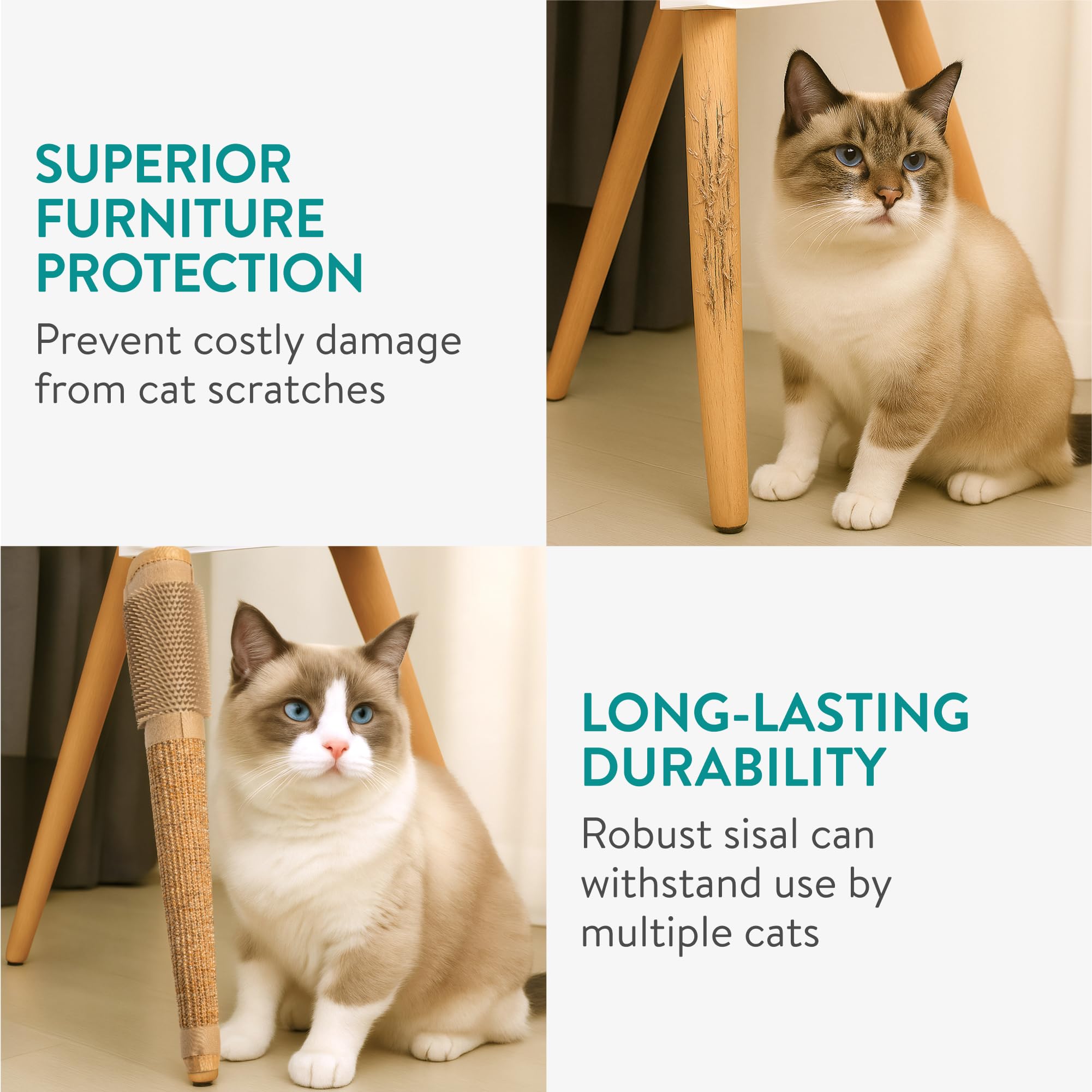 navaris-animals-kratzbrett-katze-sisal-mit-b-rste image 3