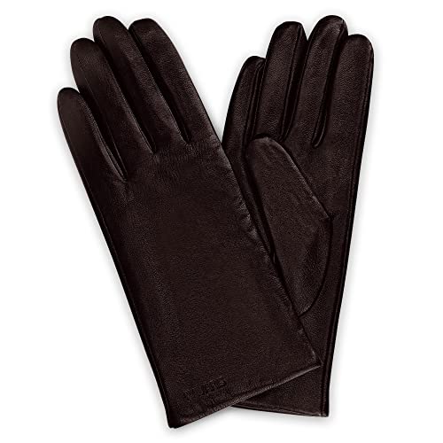 navaris-touchscreen-lederhandschuhe-damen-lammleder-braun-xl image 8