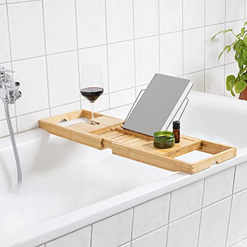 navaris-beauty-badewannenablage-bambus-braun-ausziehbar-2 image 8
