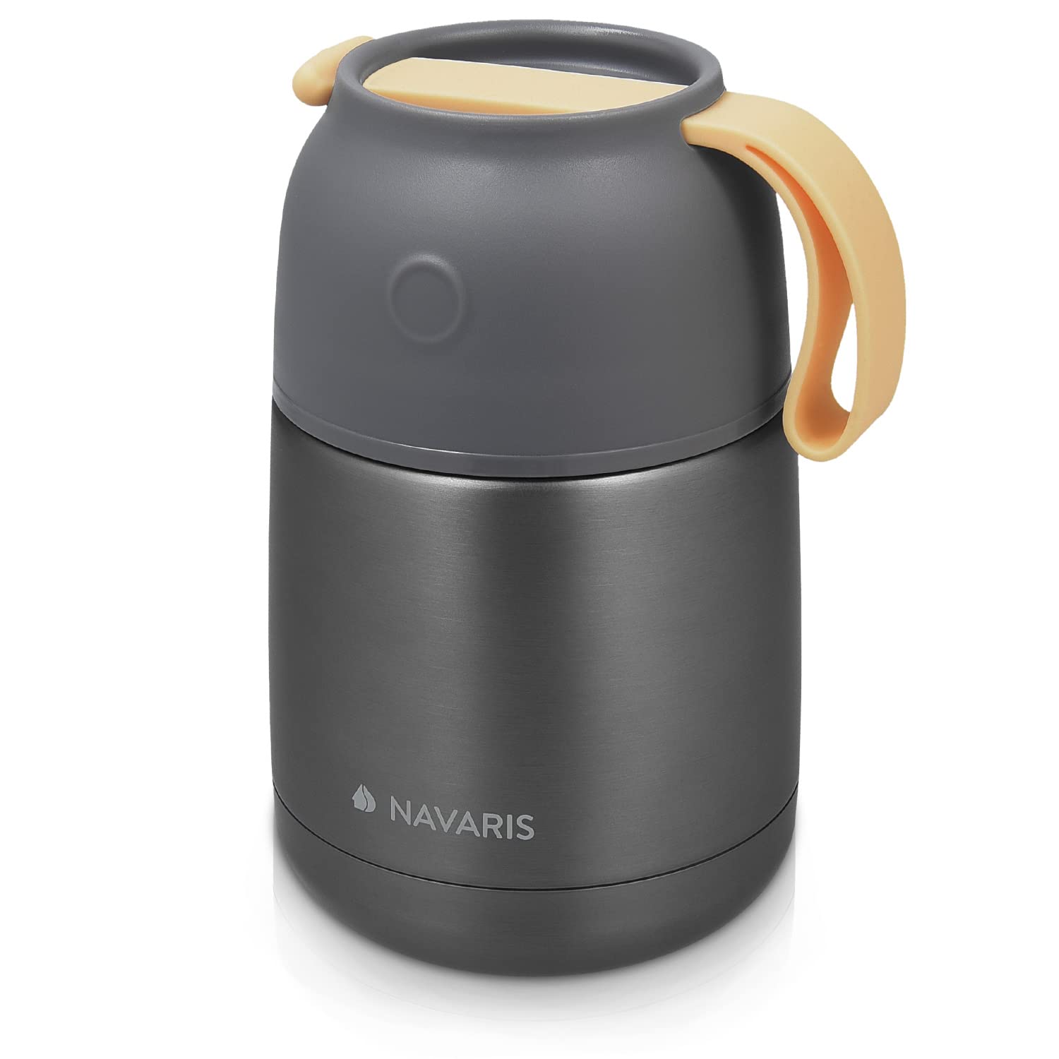 navaris-kitchen-thermobeh-lter-450ml-edelstahl-grau image 7