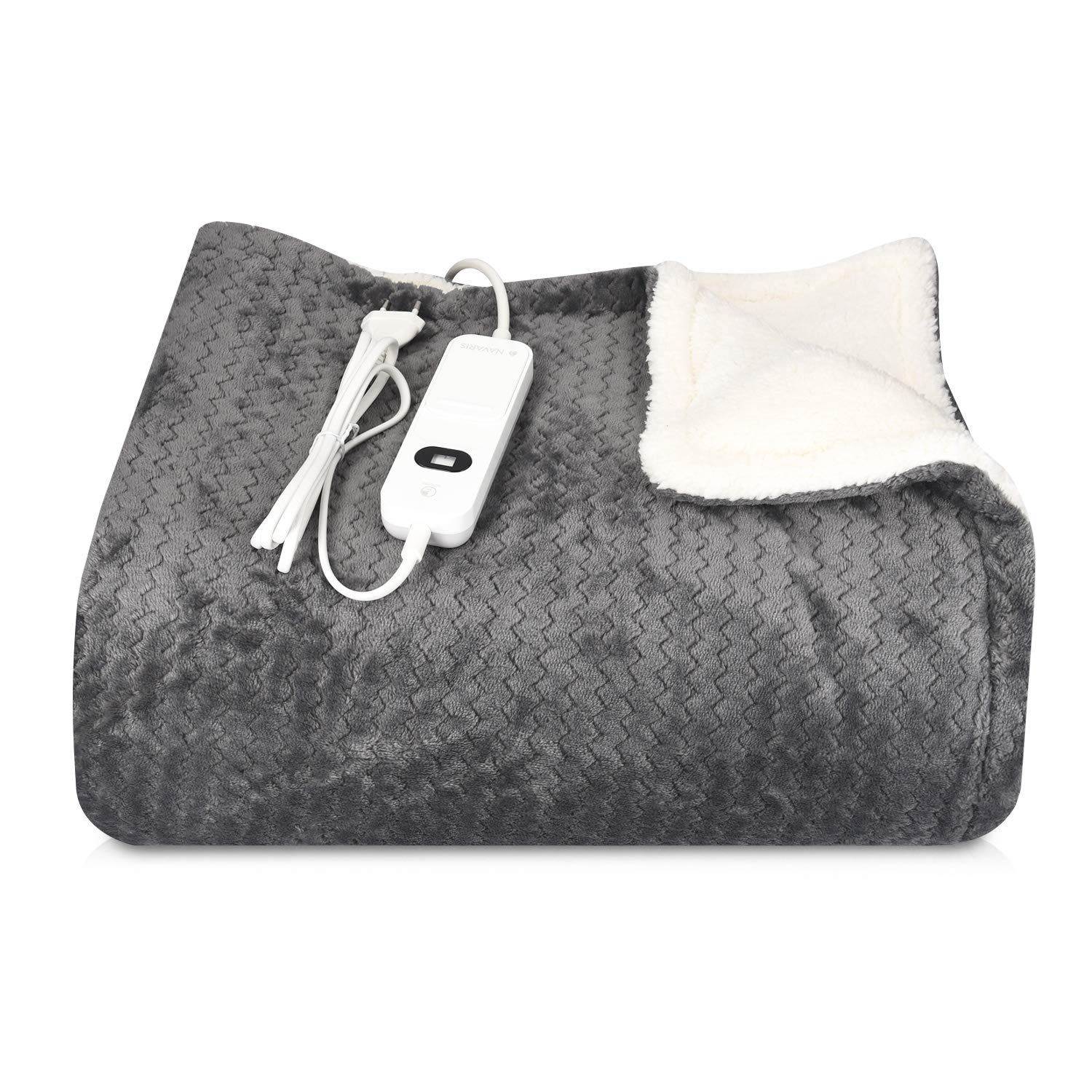 navaris-w-rmedecke-heizdecke-180x130cm-grau-3-stufen image 8