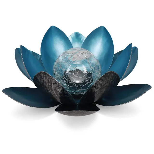 navaris-lighting-solar-lotus-laterne-kaltwei-f-r-garten image 1