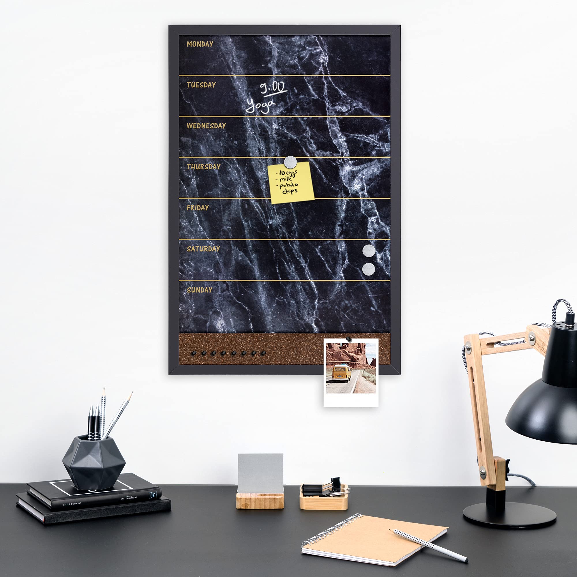 navaris-kombitafel-magnettafel-pinnwand-60x40-mit-zubeh-r image 2