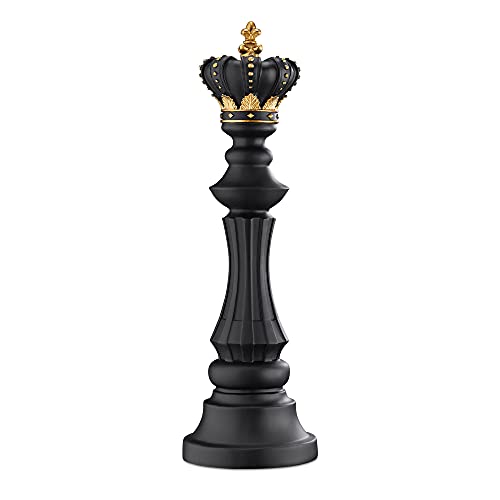 navaris-living-deko-schachfigur-k-nig-schwarz-40-5cm-kunstharz image 7
