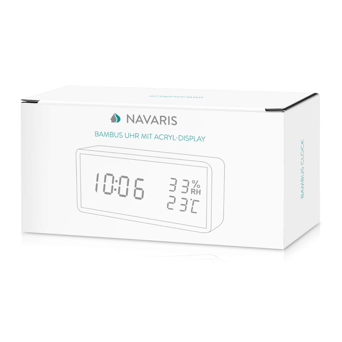 navaris-living-bambus-digitalwecker-temperatur-dimmer-wei image 7