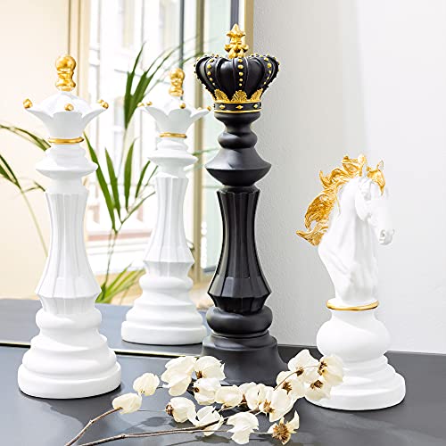 navaris-living-deko-schachfigur-k-nig-schwarz-40-5cm-kunstharz image 8