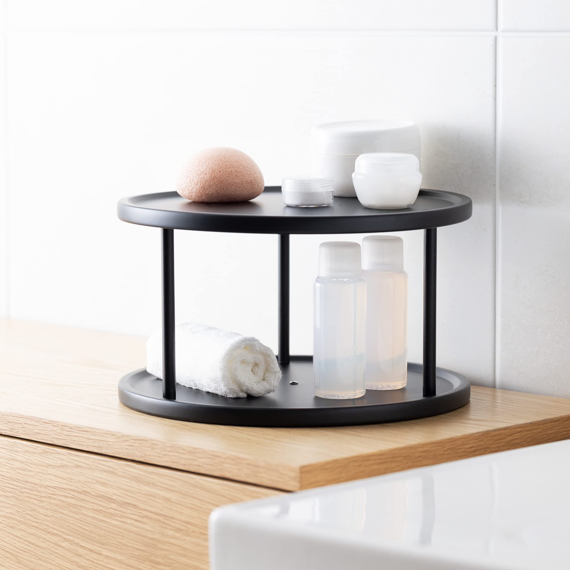 navaris-drehteller-k-che-2-etagen-26-5-cm-lazy-susan-metall image 4