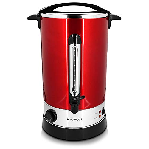 navaris-gl-hweinkocher-edelstahl-18l-rot-zapfhahn-thermostat image 8