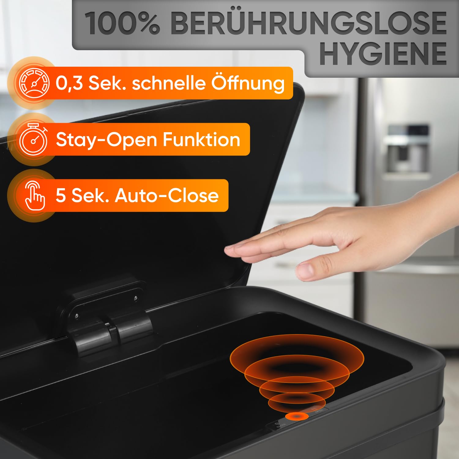 allyson-sensor-m-lltrennsystem-60l-3-fach-edelstahl-schwarz image 2