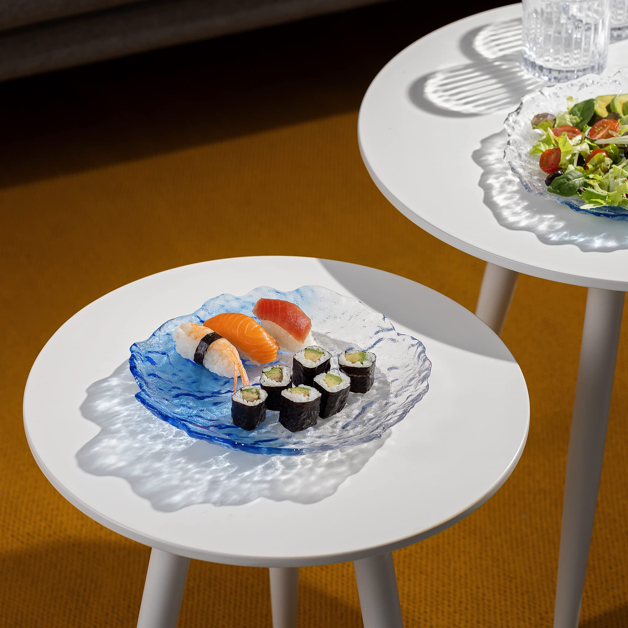 navaris-teller-set-glas-2tlg-ozeanblau-dessert-kuchenteller image 4
