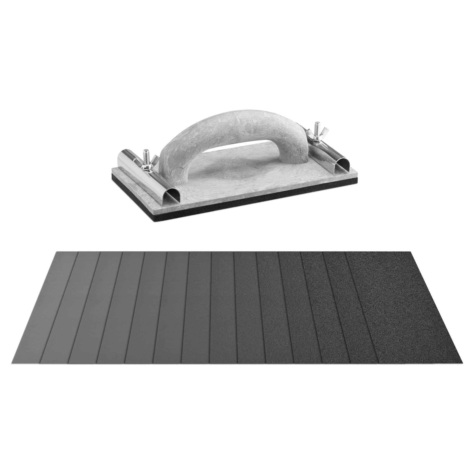 navaris-handschleifer-set-mit-42x-schleifpapier-120-3000 image 1