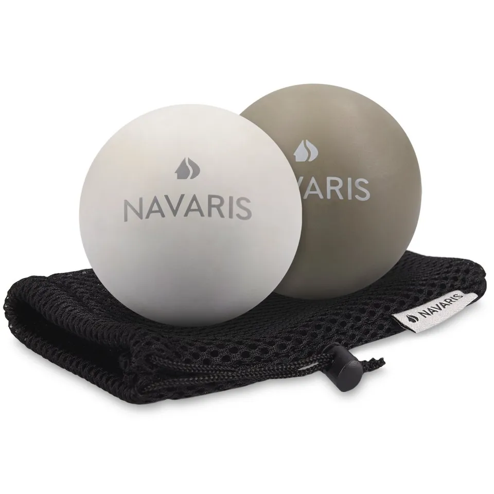 navaris-sport-massageball-2er-set-faszienball-6-cm-gummi image 1