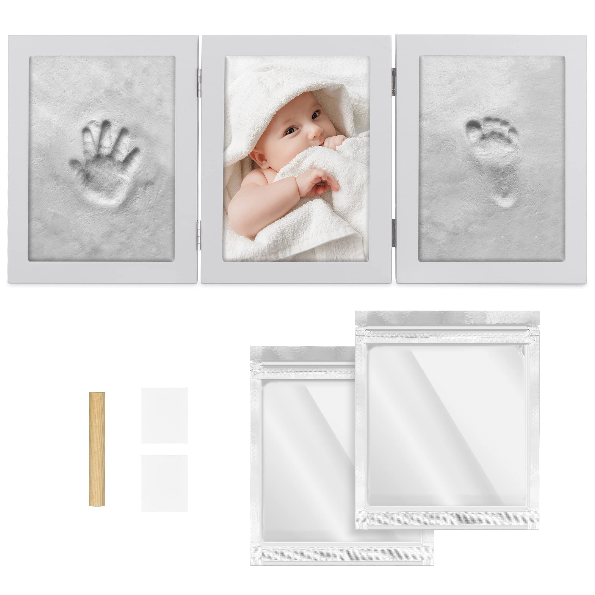 navaris-baby-bilderrahmen-gipsabdruck-bambus-220x170-mm image 7