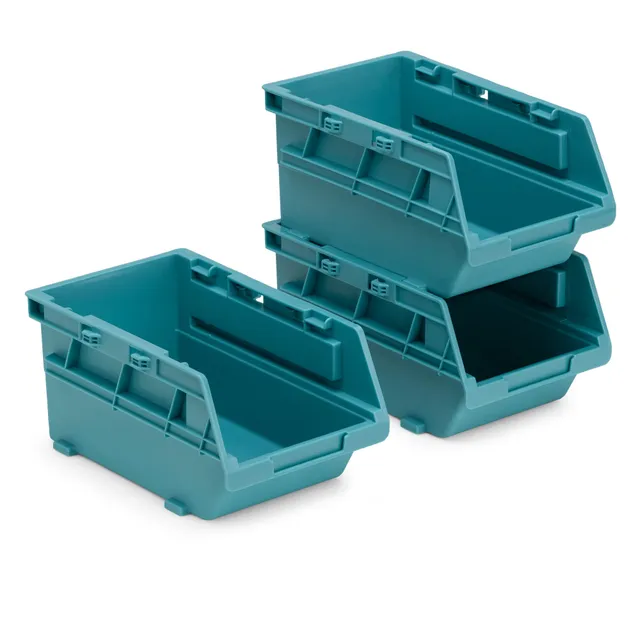 navaris-stapelboxen-3er-sichtlagerboxen-offen-kunststoff image 1