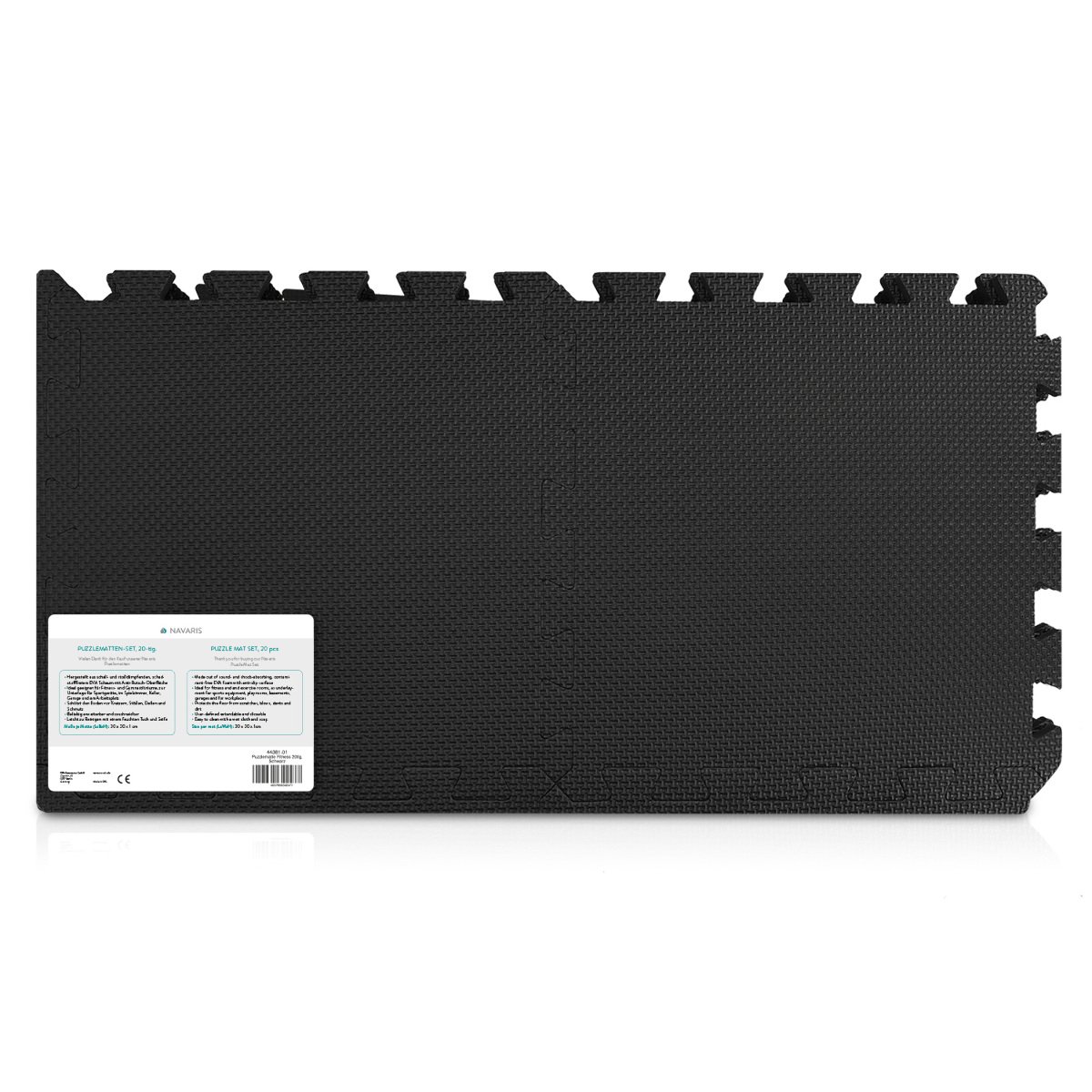 navaris-puzzlematte-20er-bodenschutzmatte-eva-schwarz-1-8-m image 7